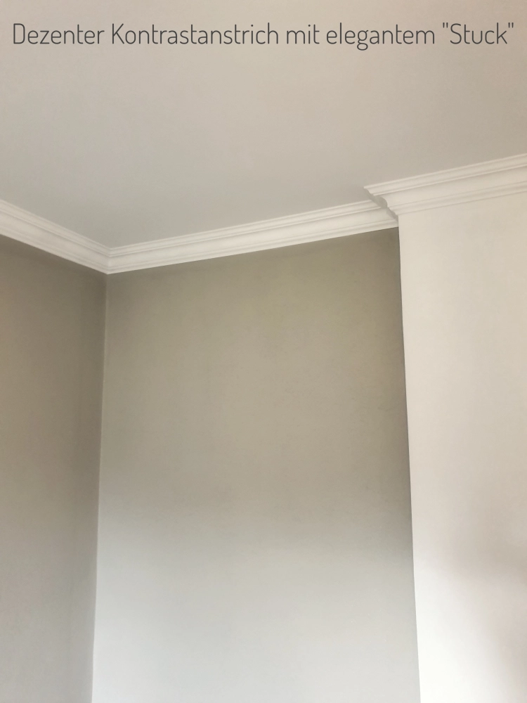 Wohnräume AS - André Santisi, bemalte Decke und Wand